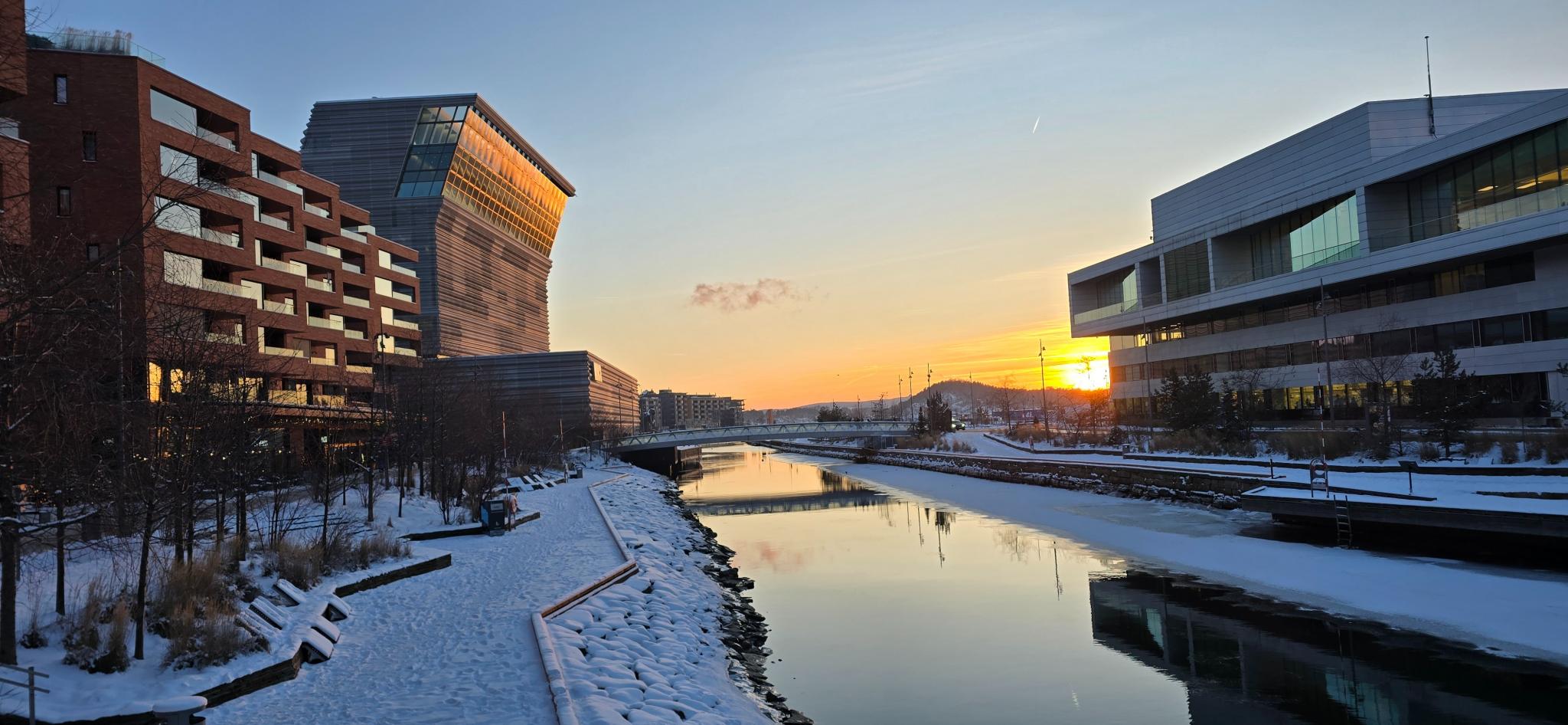 Sørenga sett fra Barcode området